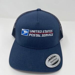 United States Postal Service Mailman Office Logo Trucker Dad Hat USPS trucker